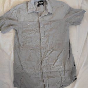 Men's Gradient Grey Dress Shirt